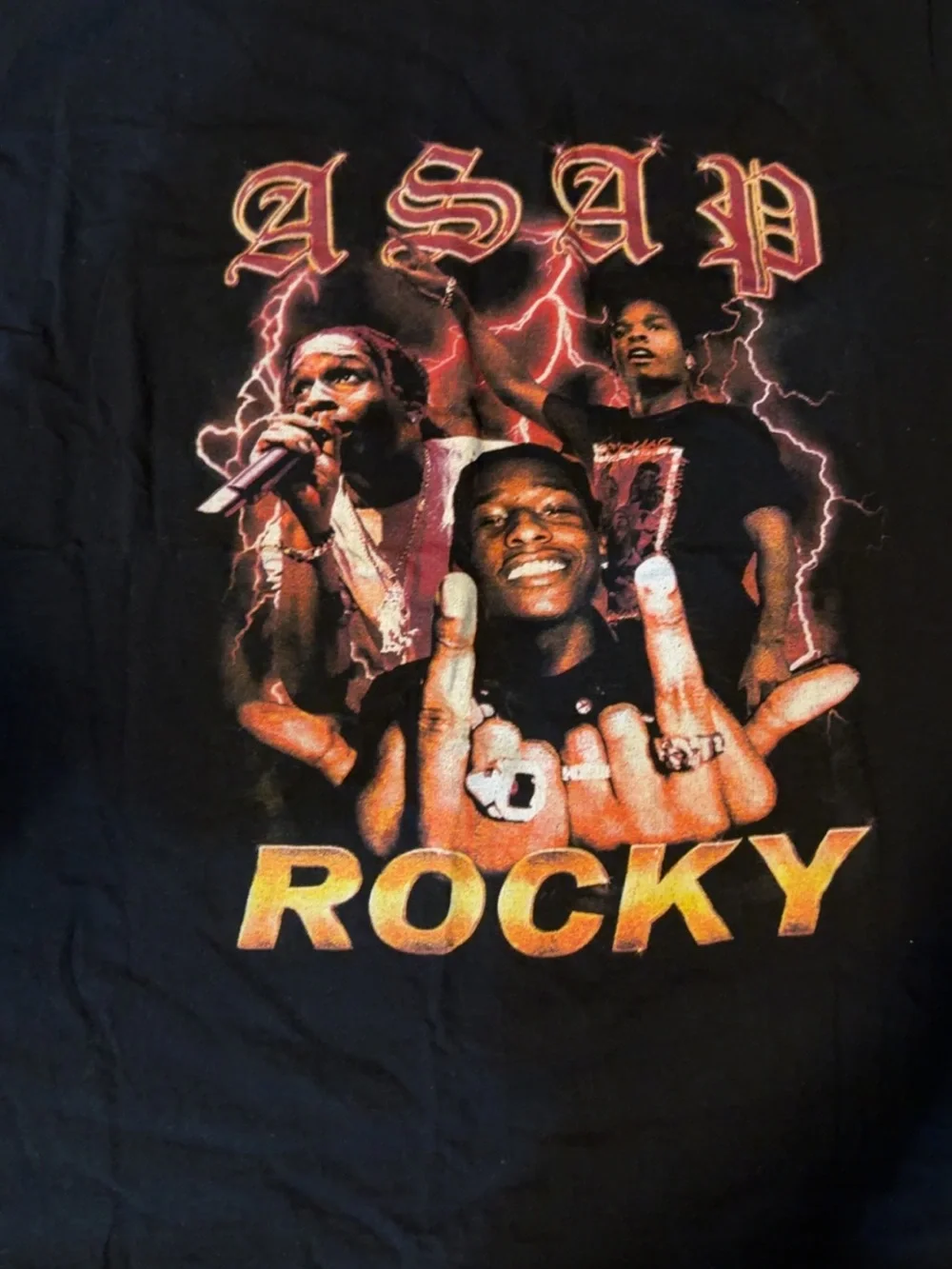 ASAP Rocky Graphic Black Suani Tee